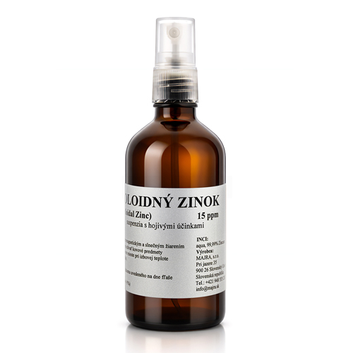 Koloidný zinok rozprašovač 100ml