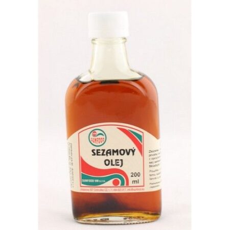 Sunfood Olej z praženého sezamu BIO 200ml