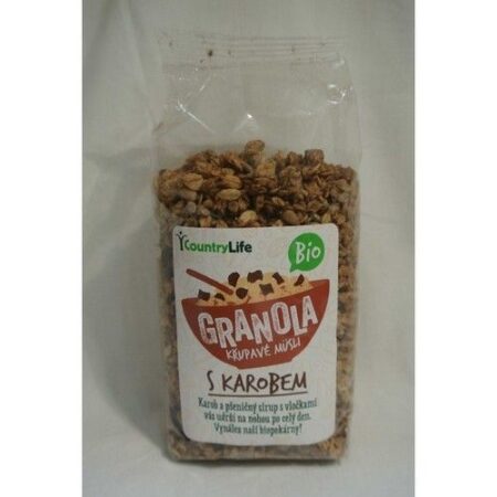 Country Life Granola s carobom BIO 350g