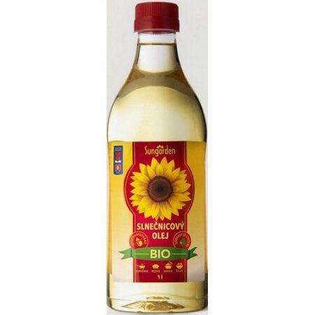 Sungarden Slnečnicový olej bez vône 1l BIO