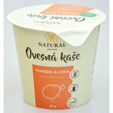 Natural Jihlava Ovsená kaša mango a chia 80g