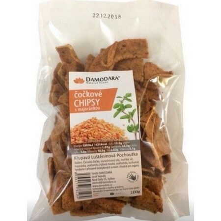 Damodara Šošovicové chipsy s majoránom 100g